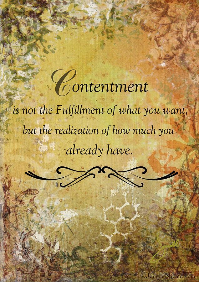 contentment